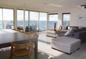 Sofa set's on living room and side balcony